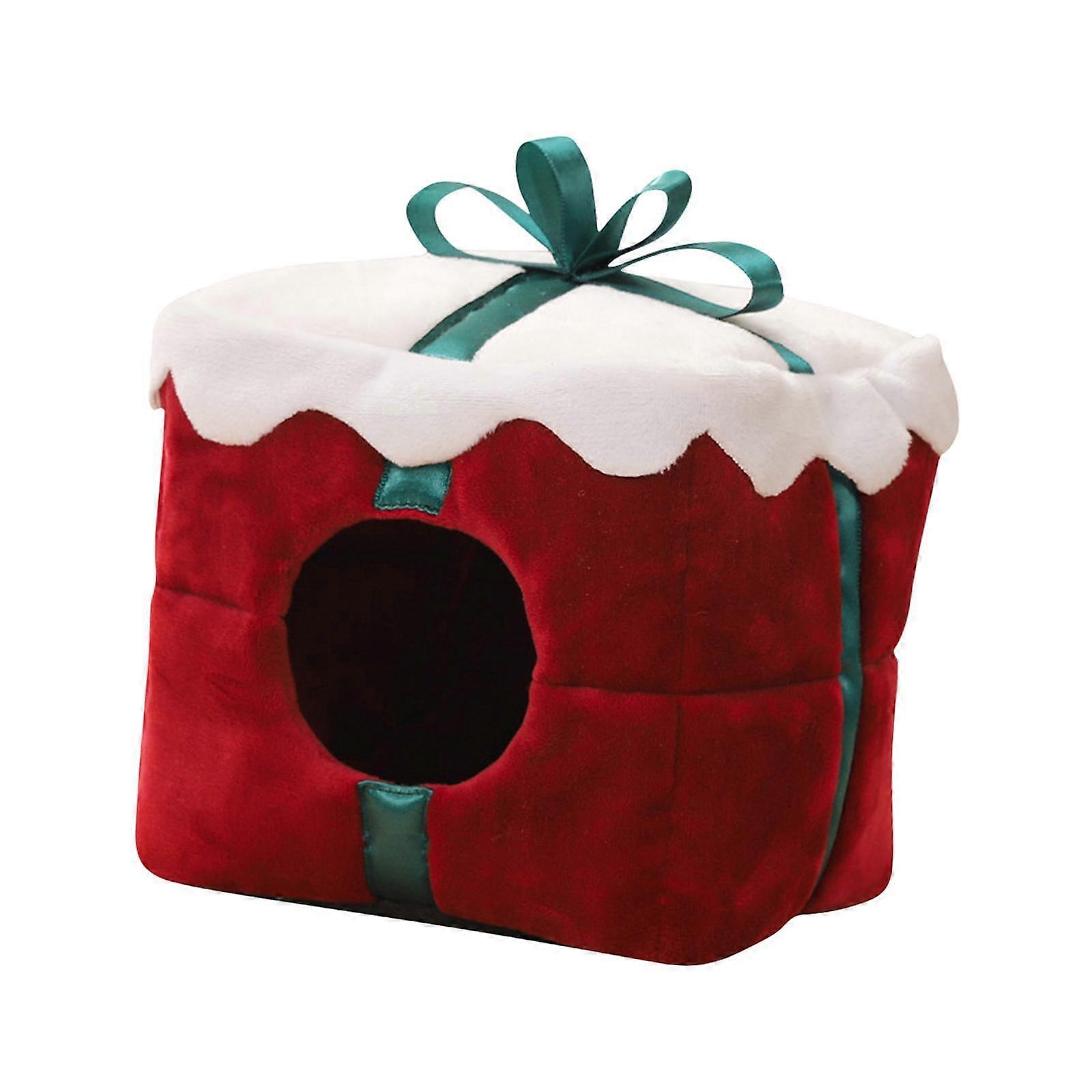 Jouluinen marsun piilopaikka, lämmin hamsterisänky, kääpiösiilille