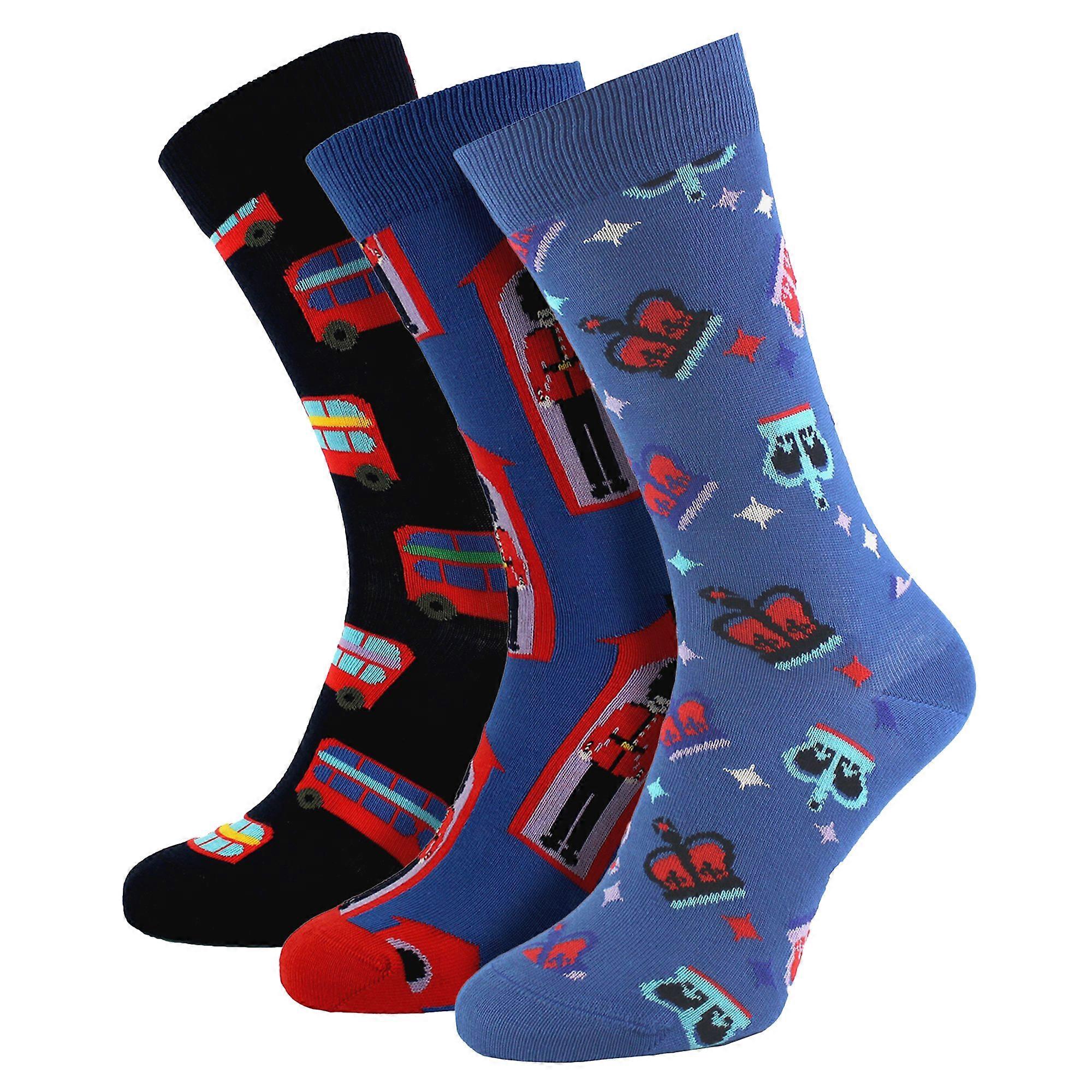 Happy Socks - Unisex London Union Jack Socks in a Gift Box