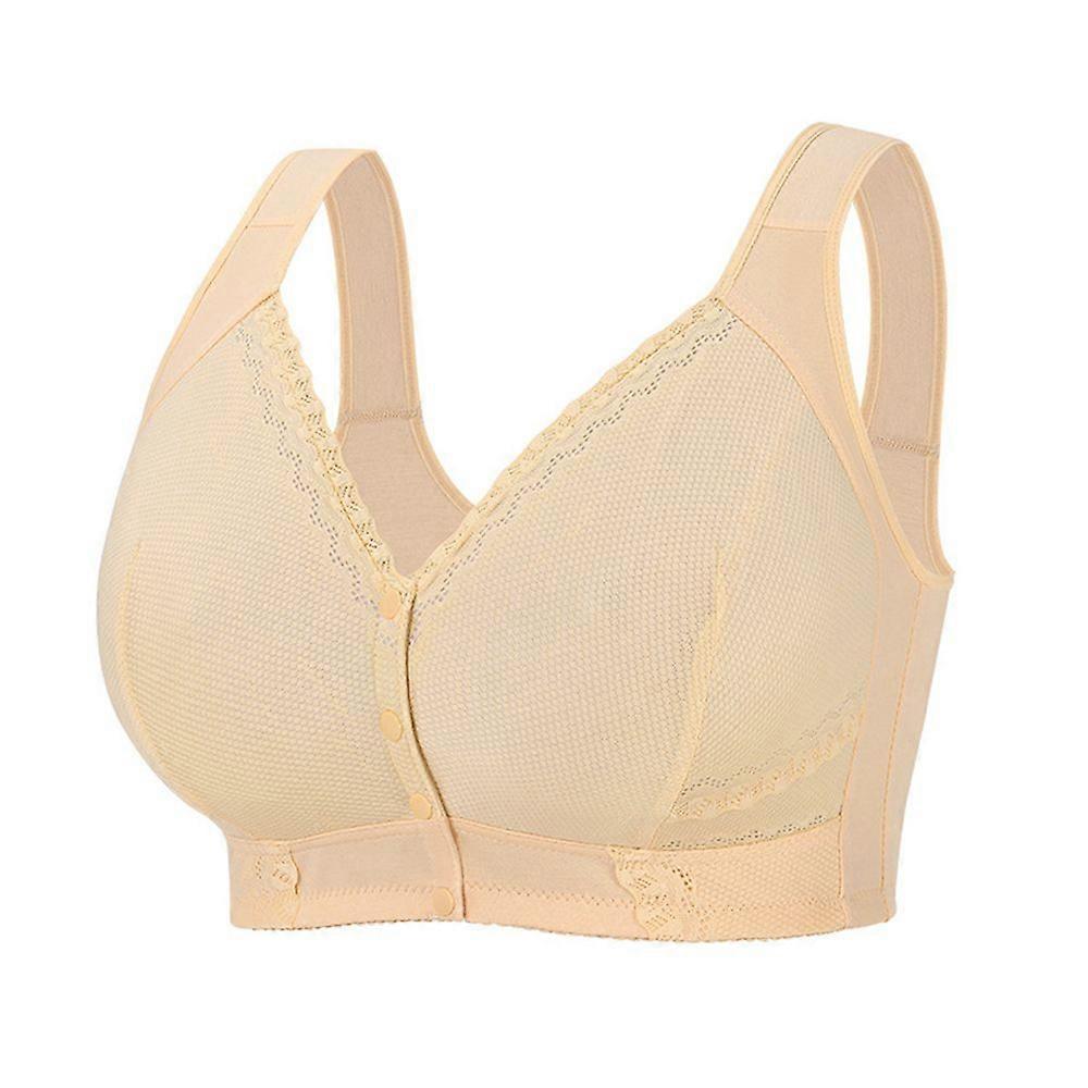 Comfortable Full Coverage Front Snaps Bras for Senior Women