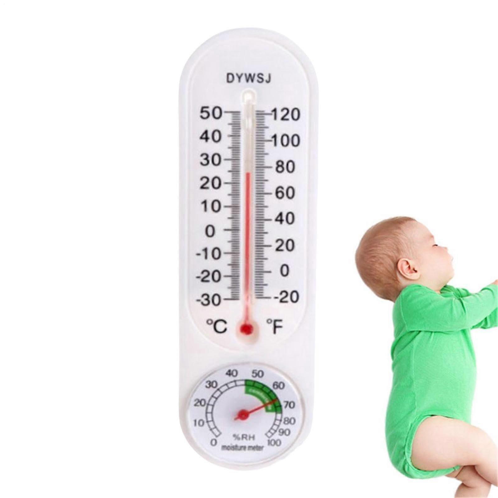 Greenhouse Hygrometer Vertical Indoor Thermometer DoubleScale Temperature Gauge For Patio Garden Balcony Plant Room