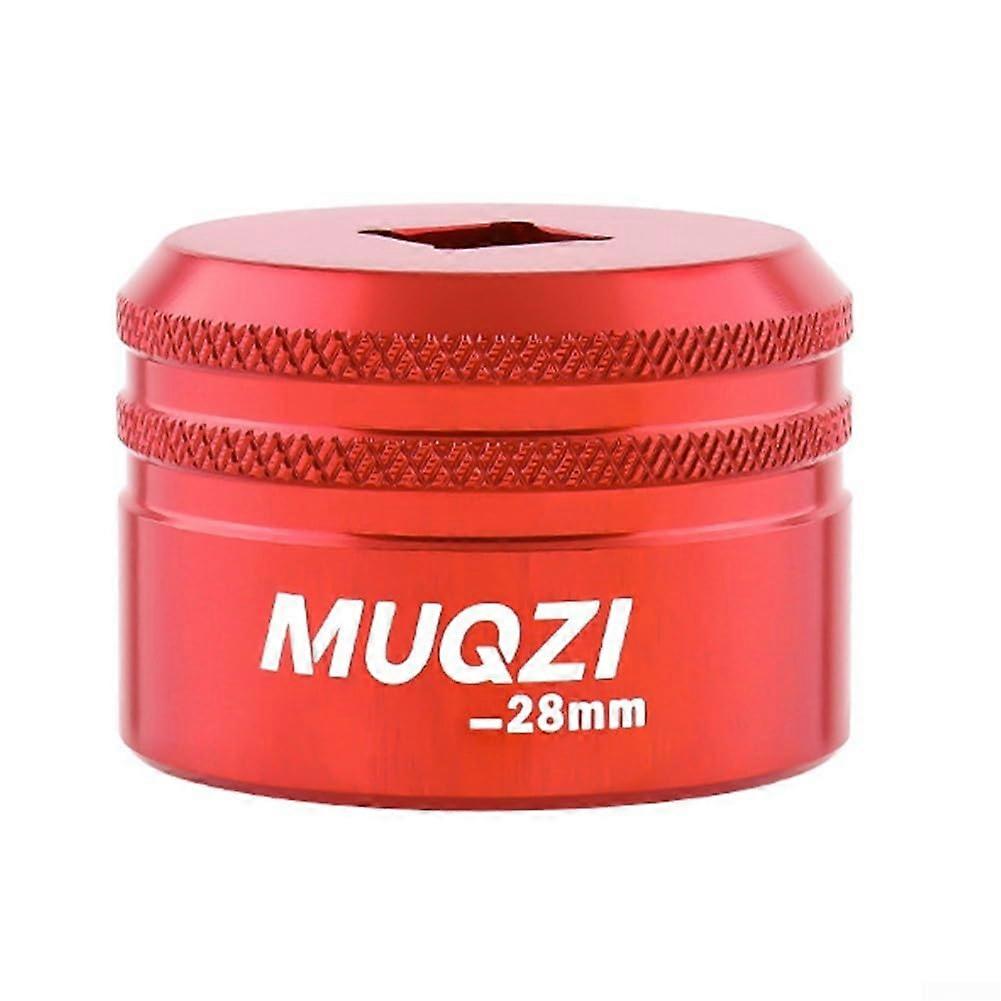 28mm Bicycle Fork Removal Sleeve Tool Lightweight Portable Bike Repair Accessory Red Ideal for Easy Maintenance