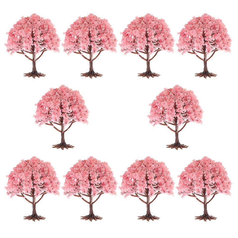DIY Accessories Miniature Tree Sculptures For Landscape Modeling And Sand Table Landscaping 50 Pcs Made From ABS
