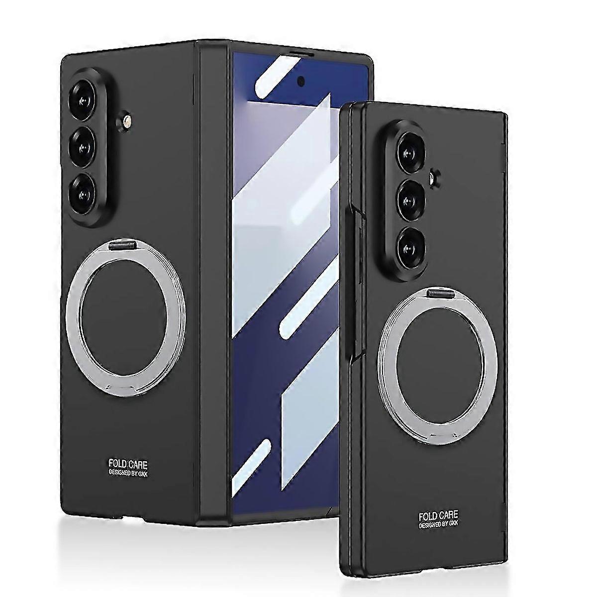 For Gkk Integrated Magnetic Folding Hinge Full Coverage Phone Case With Rotating Bracket For Samsung