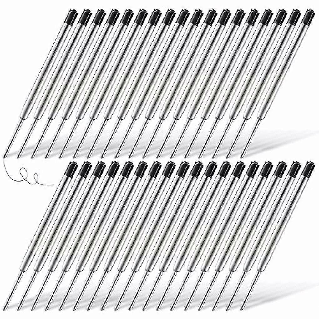 30pack/lot Smooth Writing Guaranteed With Metal Pen Refill Must-Have For Pen Enthusiasts Durable Ink