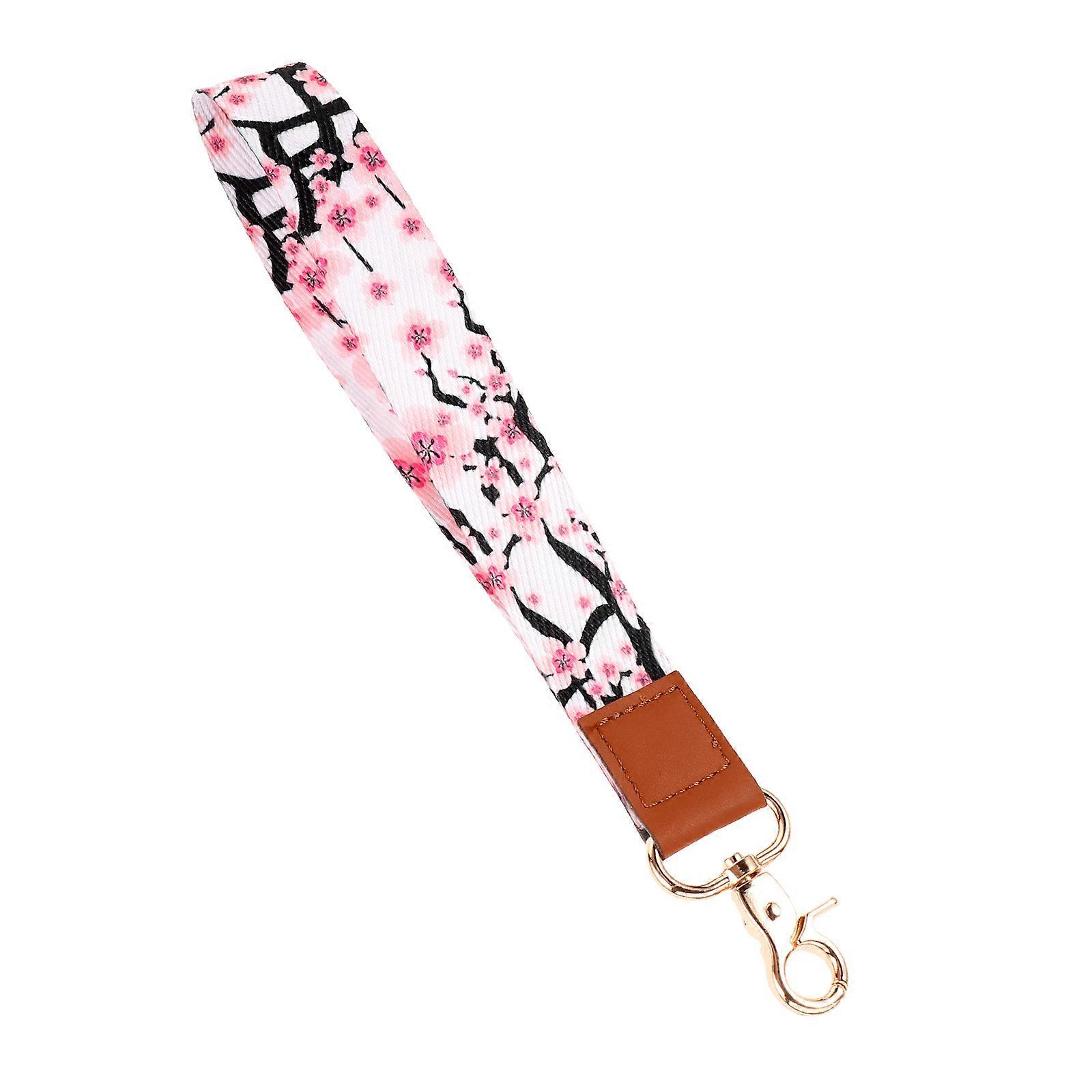 Polyester Wrist Strap Phone Lanyard for Phone Use with Keychain