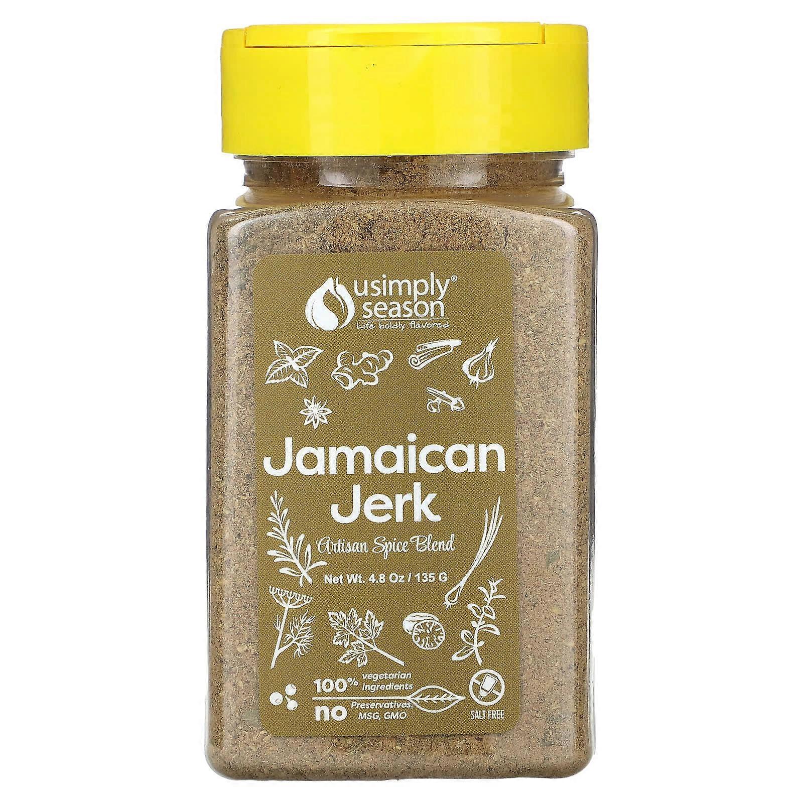 Artisan Spice Blend, Jamaican Jerk, 4.8 oz (135 g)