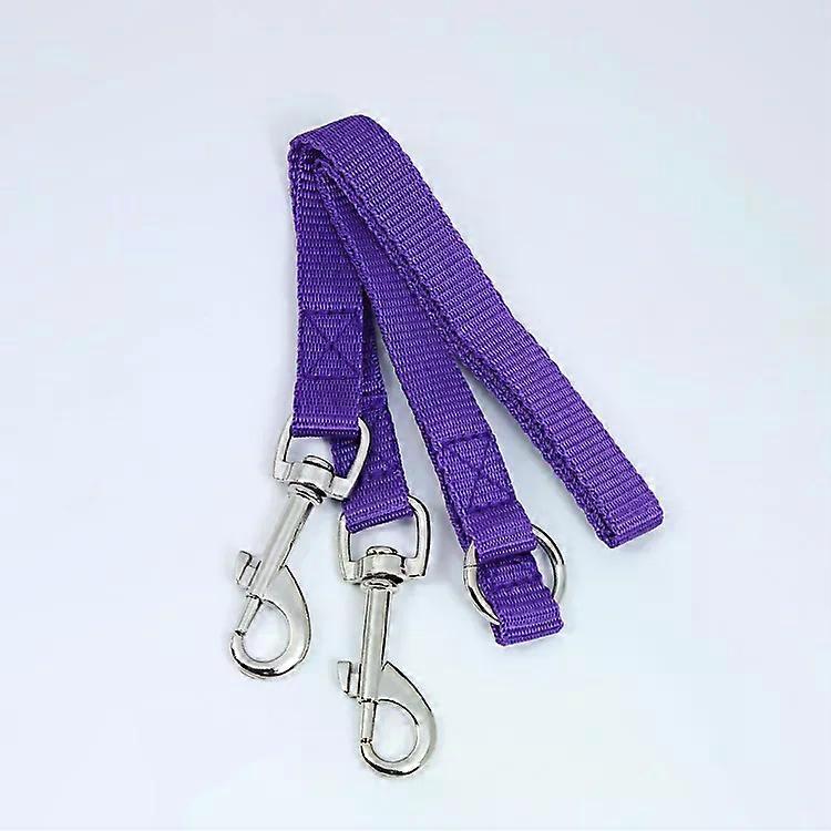 Double Twin Dual Coupler Dog Leash Two in One Strong Nylon V Shape Pet Dog Leash Colorful Two Ways Pet Lead