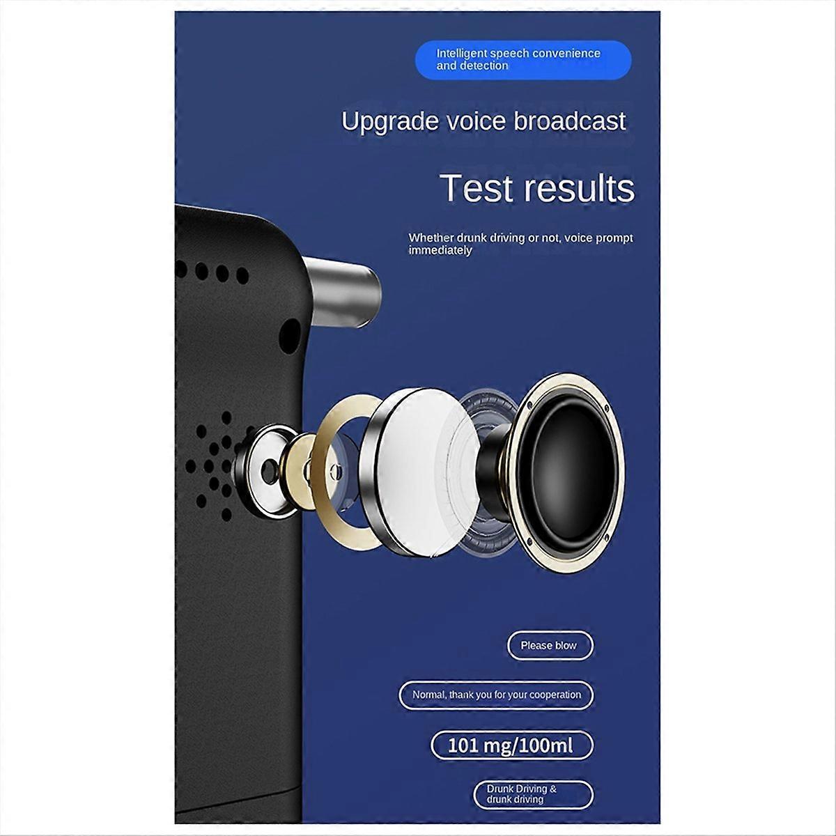 デジタルアルコールテスタープロフェッショナルアルコール検出器飲酒検知器