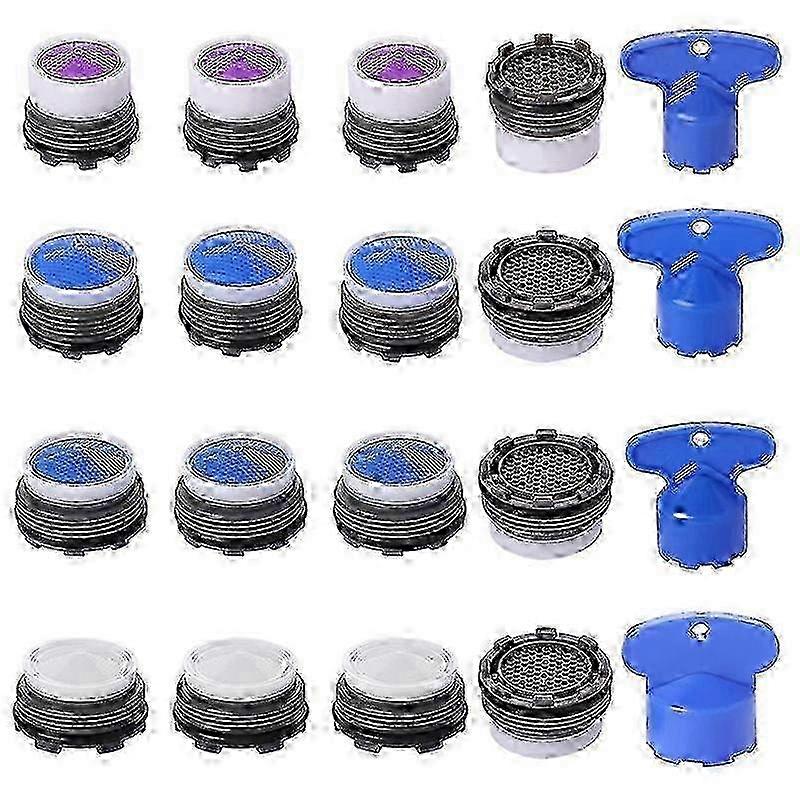 Water saving flow restrictor 20pcs for faucet aerators