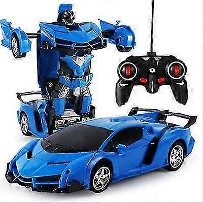 Télécommande déformation robot voiture de police télécommande jouet enfants chargeant jouet