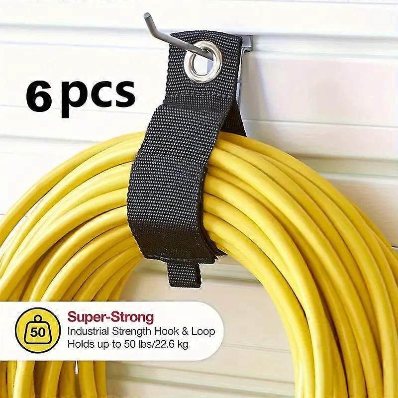 Extension cord storage hooks with fixtures designed to wrap cables, hoses and ropes for efficient storage and organization