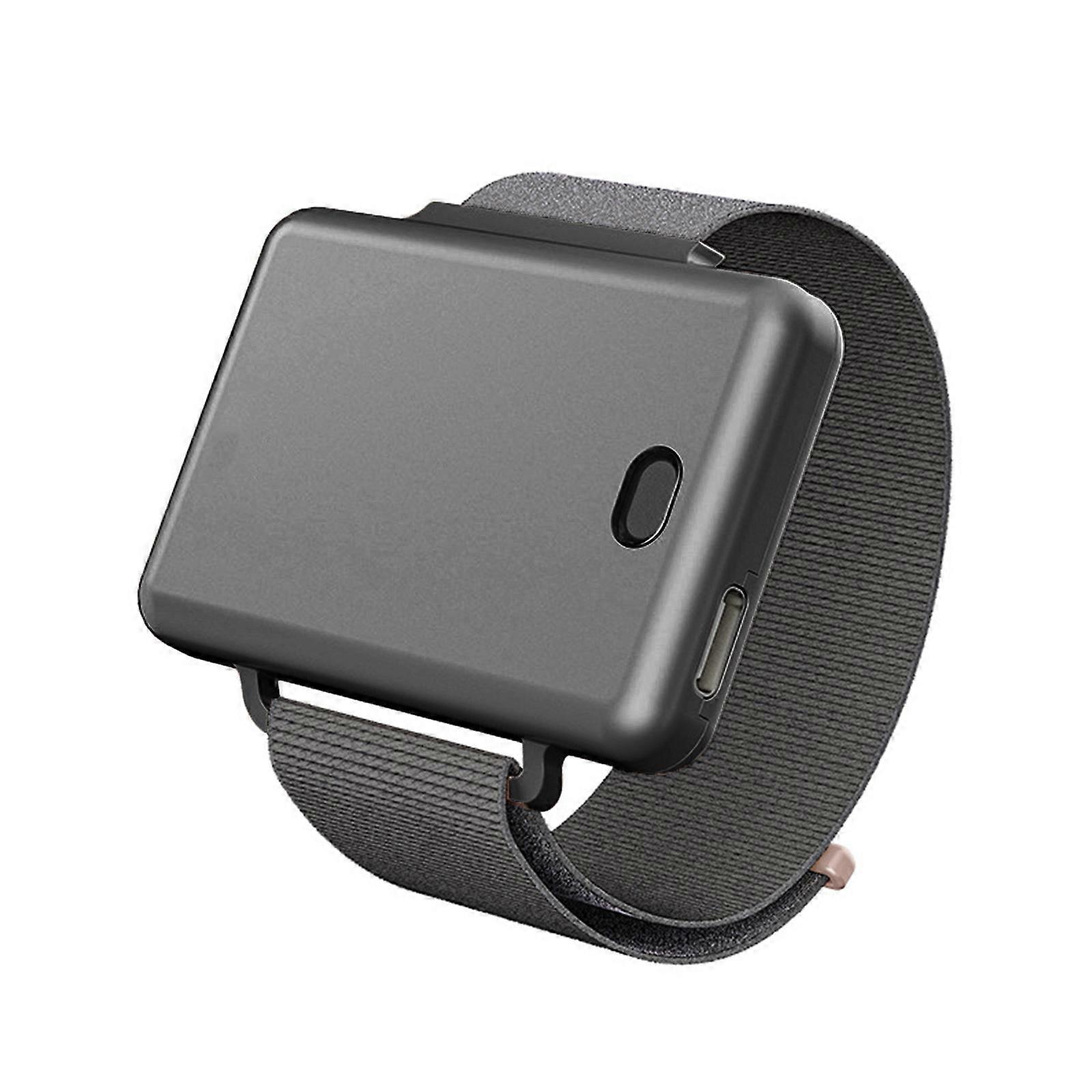 Rechargeable Hand Warmer Fast Heating 2 Mode Adjustable Temperature Control Heating Device for Indoor Outdoor Commuting  Gray