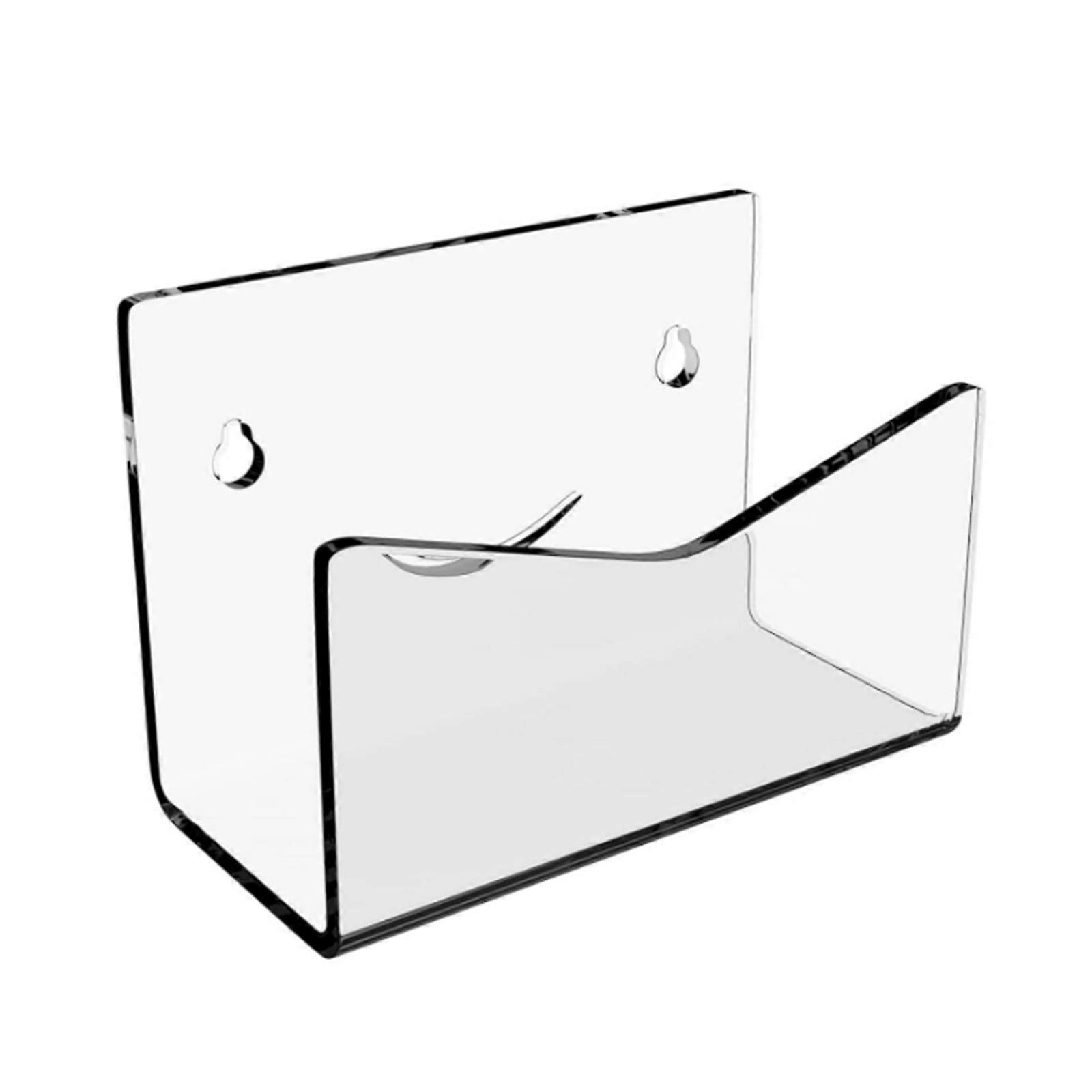 Wall Mounted Acrylic Envelope Stand Clear File Organizer Versatile Mail Sorter Letter Rack Postcard Storage Countertop Multicolor