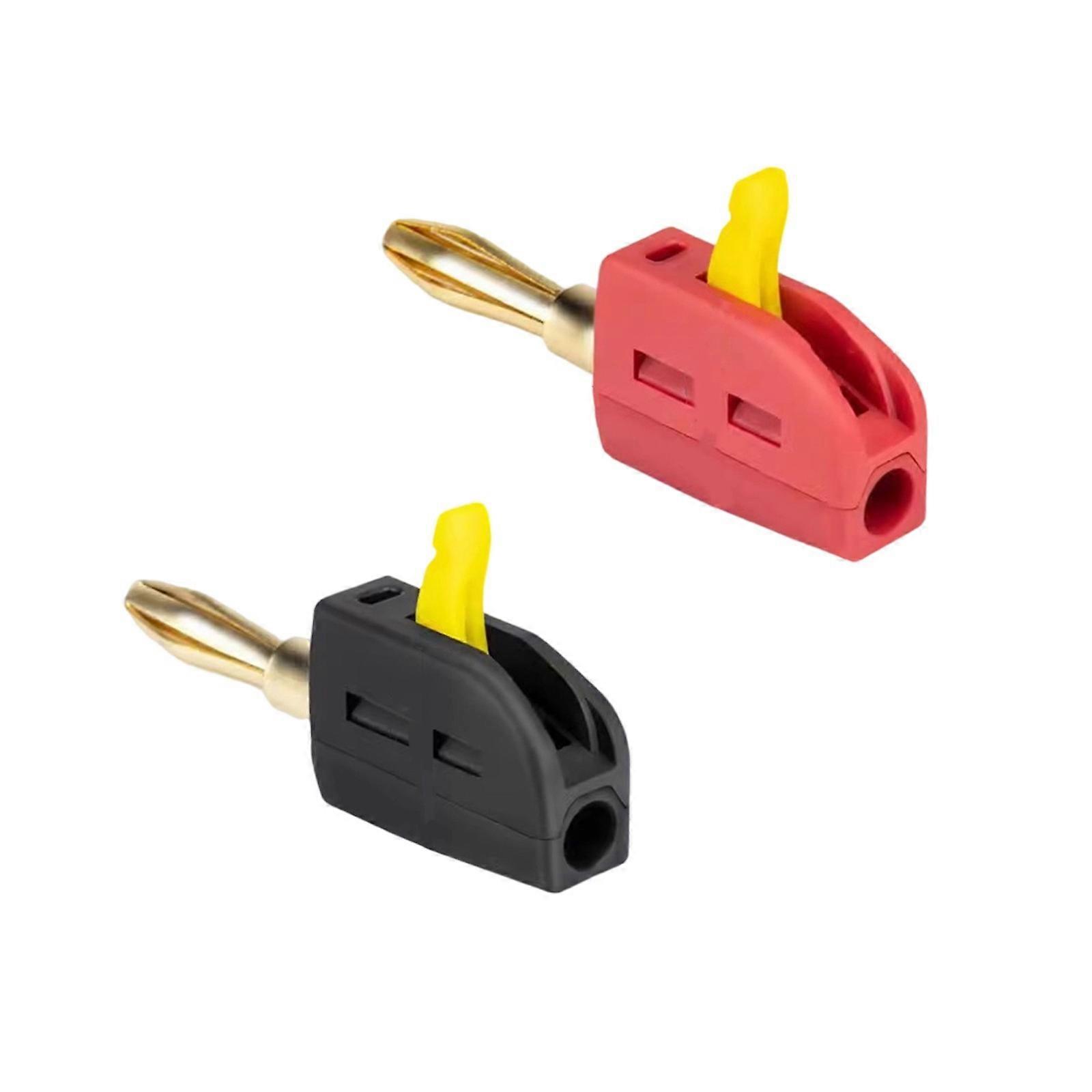 4mm Banana Plugs High Current 32A Capacity Gold Coated Terminals No Welding Required Speaker Adapterurrent Multicolor