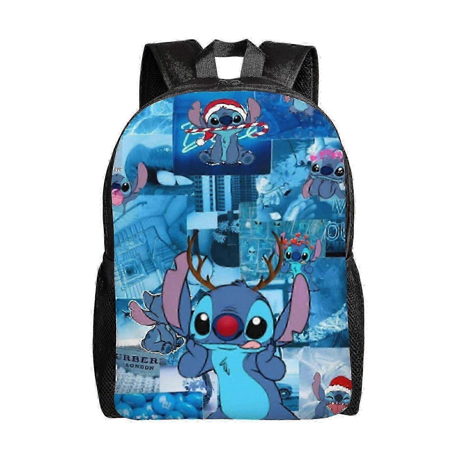 c583 Stitch Backpack Girls, Lilo &amp Stitch School Bag Kids Backpack Backpacks, Lightweight Large Backpacks Capacity Work Travel Casual Sho