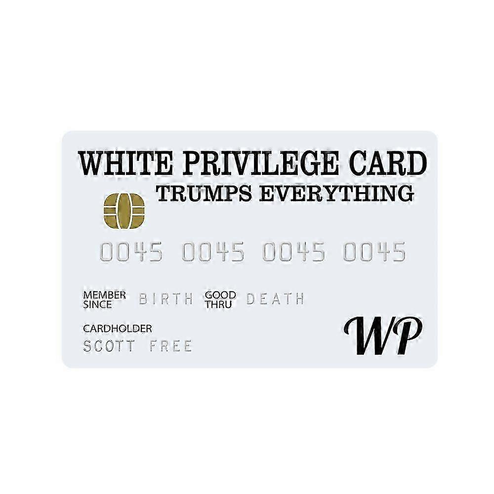 White Privilege Card