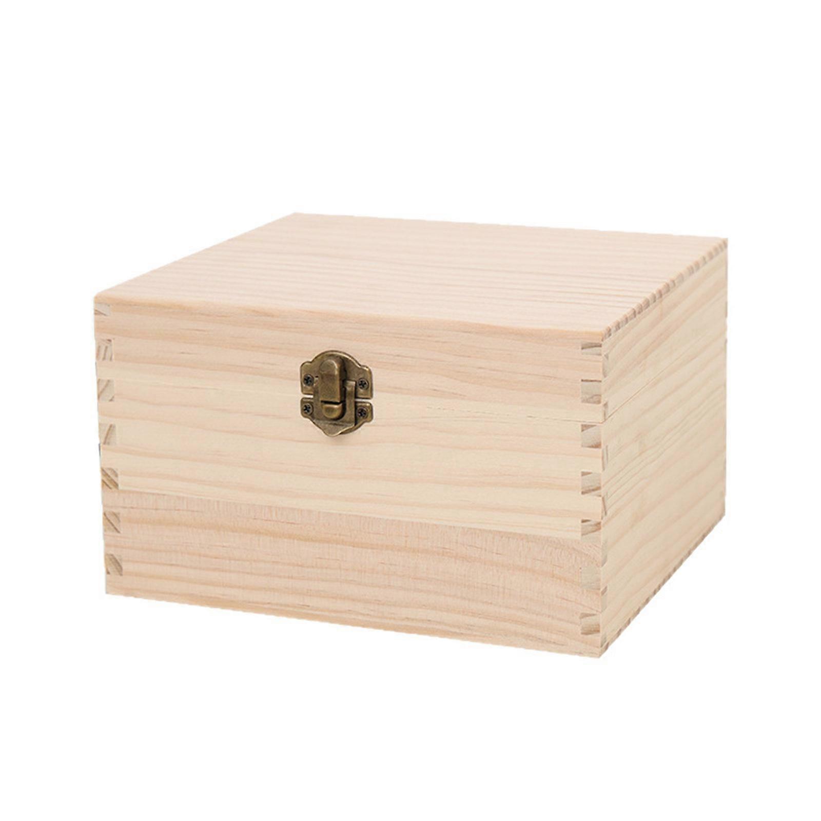 Multiple Purpose Wooden Essential Oil Case 15 Grids Home Storage Solution Multicolor