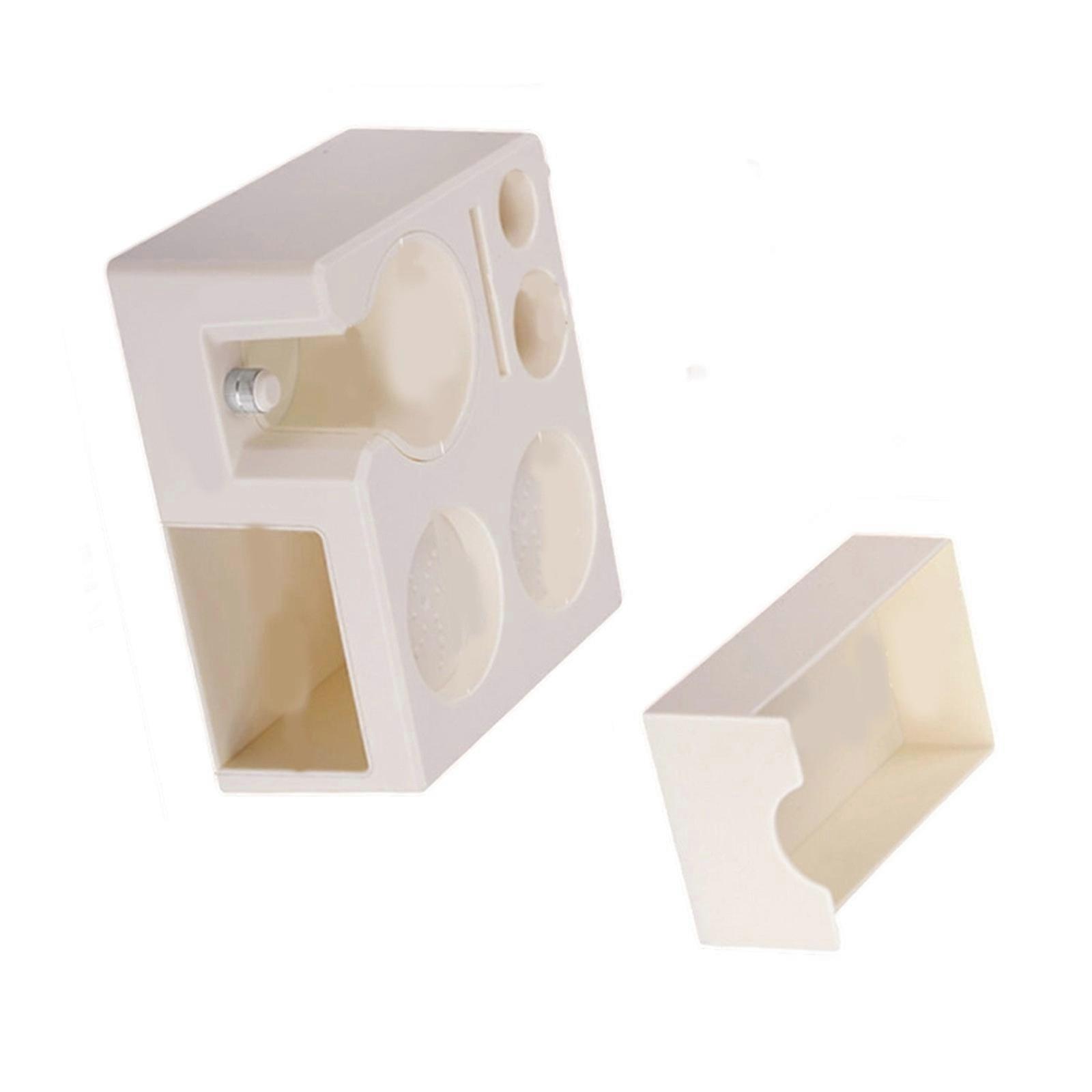 Ergonomic Coffee Accessories Station Espresso Tamper Square Holders with Quick Accesses Drawer For Kitchen Essential Multicolor