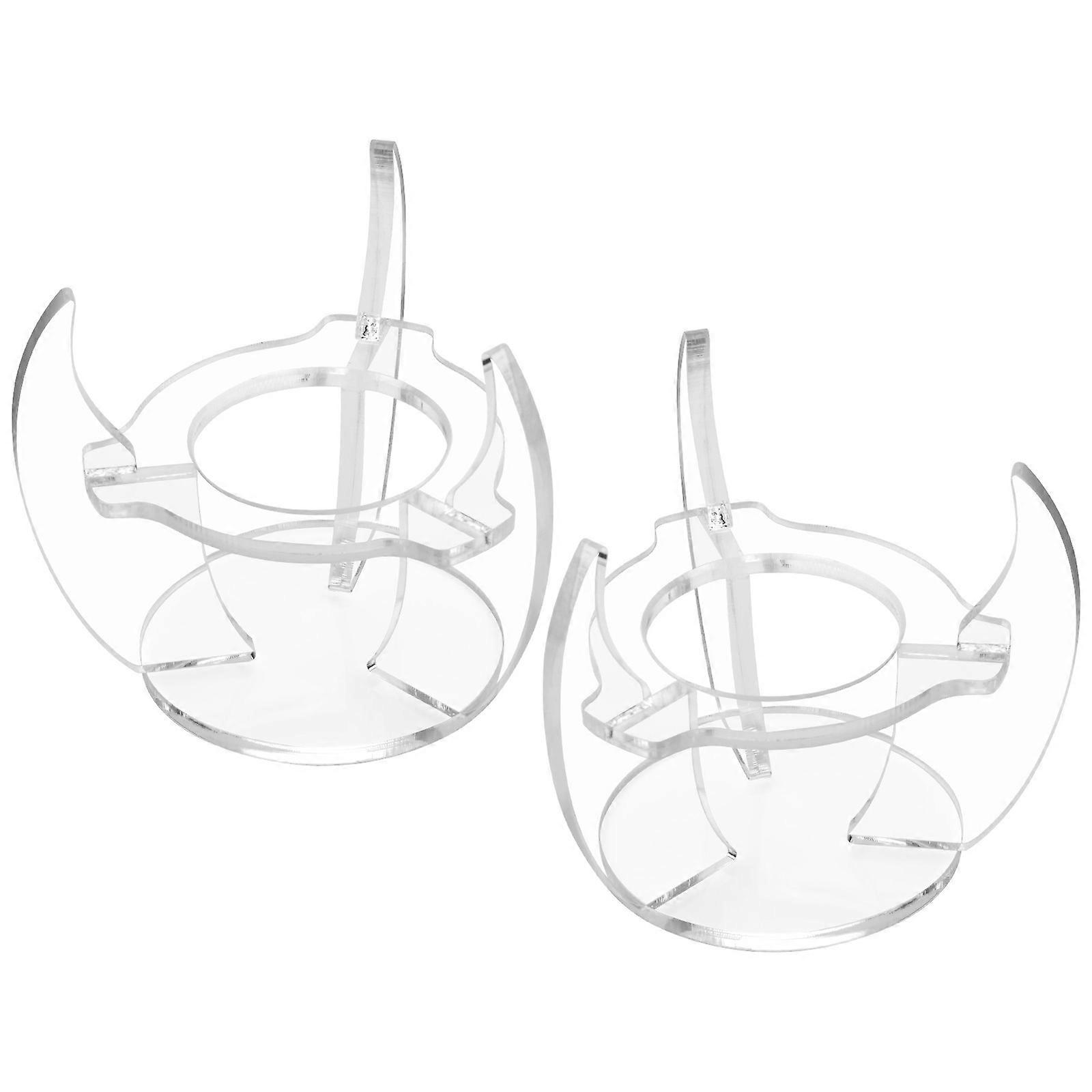 Acrylic Desktop Stand for Controller Open Design With Anti Slip Base For Secure Gaming Accessories Storage Multicolor