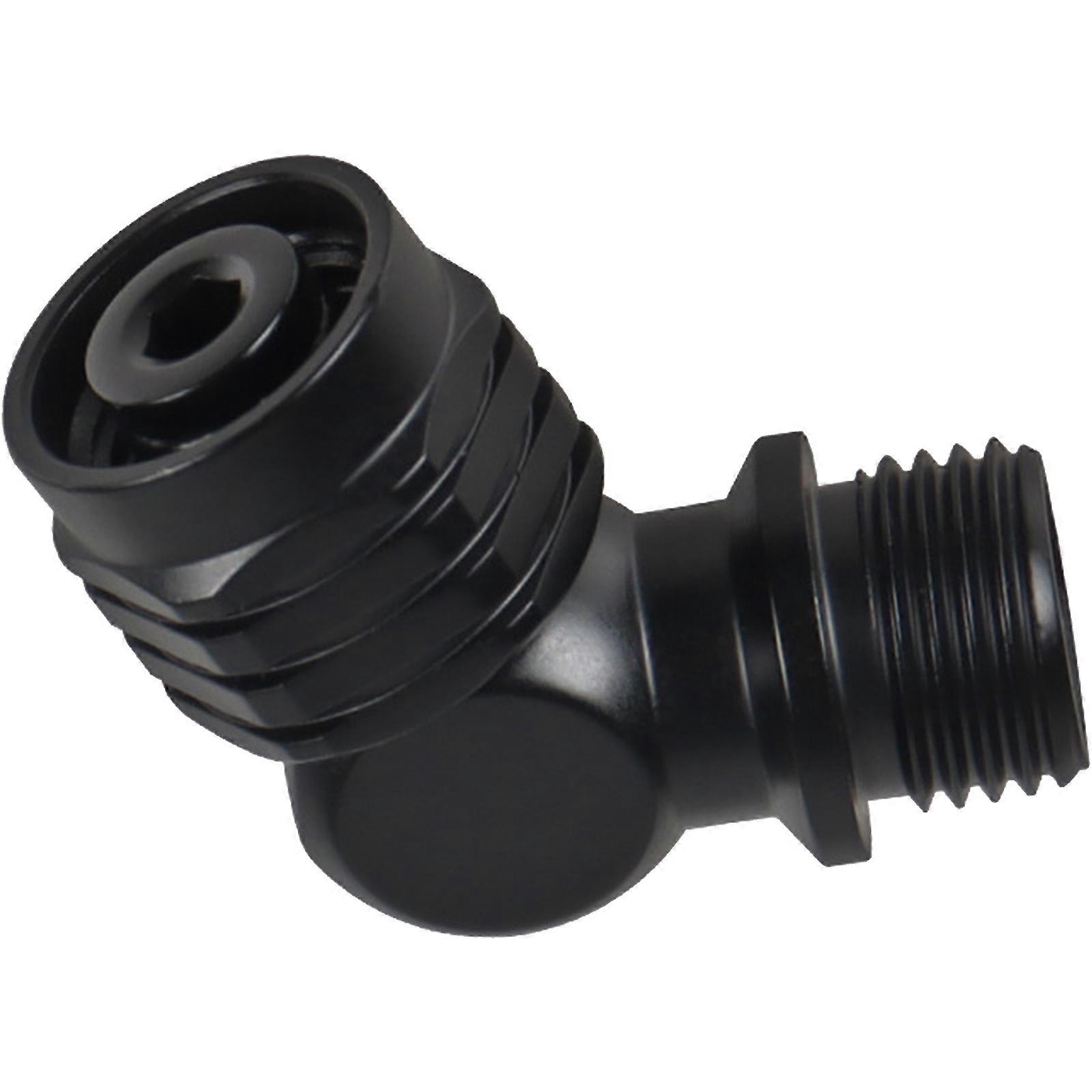 Scubas Diving Regulator Rotating Connector 110 Degree Flexible Movement Corrosion Resistant Quickly Release Mechanism  Black