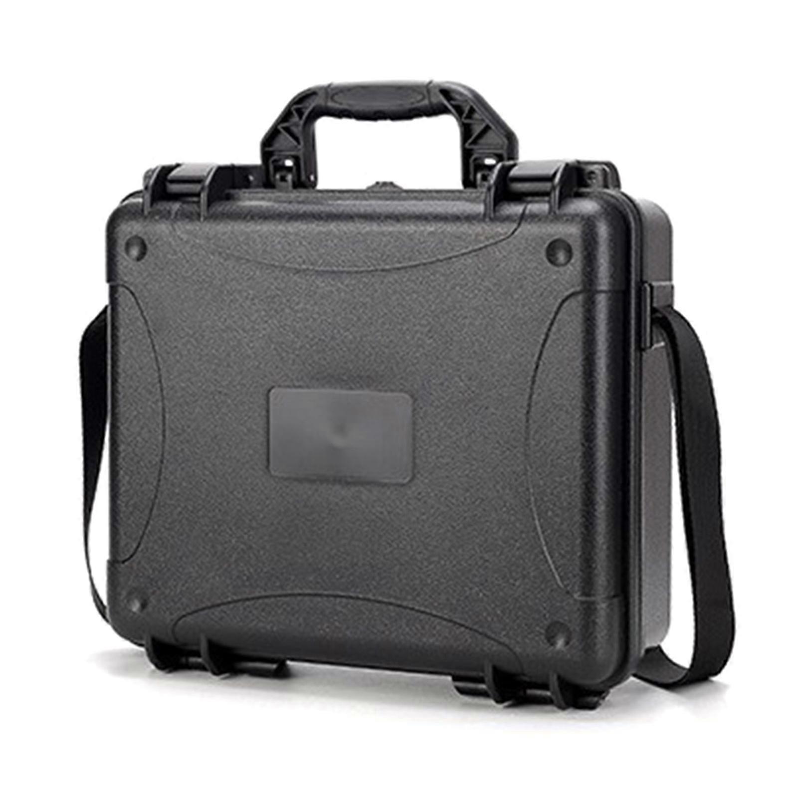 Multifunctional Drones Storage Container Case Impact Resistant Plastic Shell Integrated Foam Inserts Secure Transport Design Multicolor