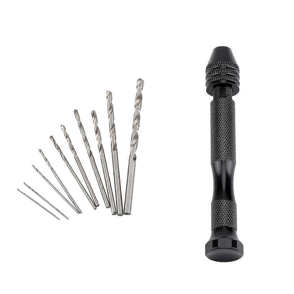 Hand Twist Drill Set with Bits Manual Rotary Wood Plastic Drilling Tool for DIY Craftwork #1