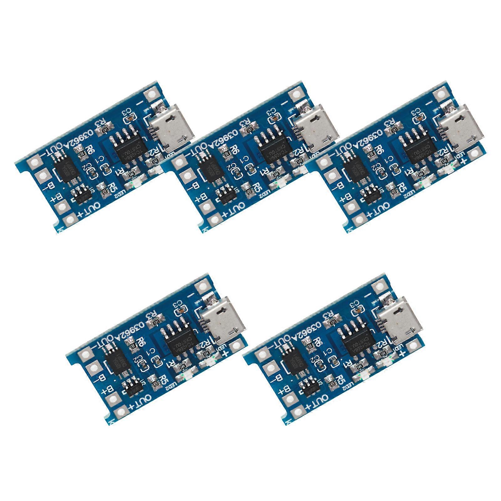 Efficient  Type c /Micros USB 5V 18650 Lithiums Battery Charging Module Charging Board for DIY Electronics Multicolor