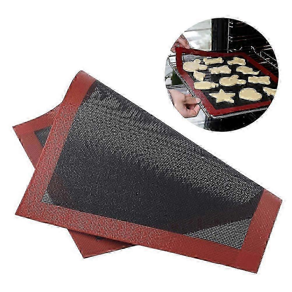 Perforated Silicone Baking Mat, Premium Non-Stick Reusable Baking Sheet For Cookies, Macarons, Bread & Pastry, Easy Clean Silicone Pastry Mat Wit