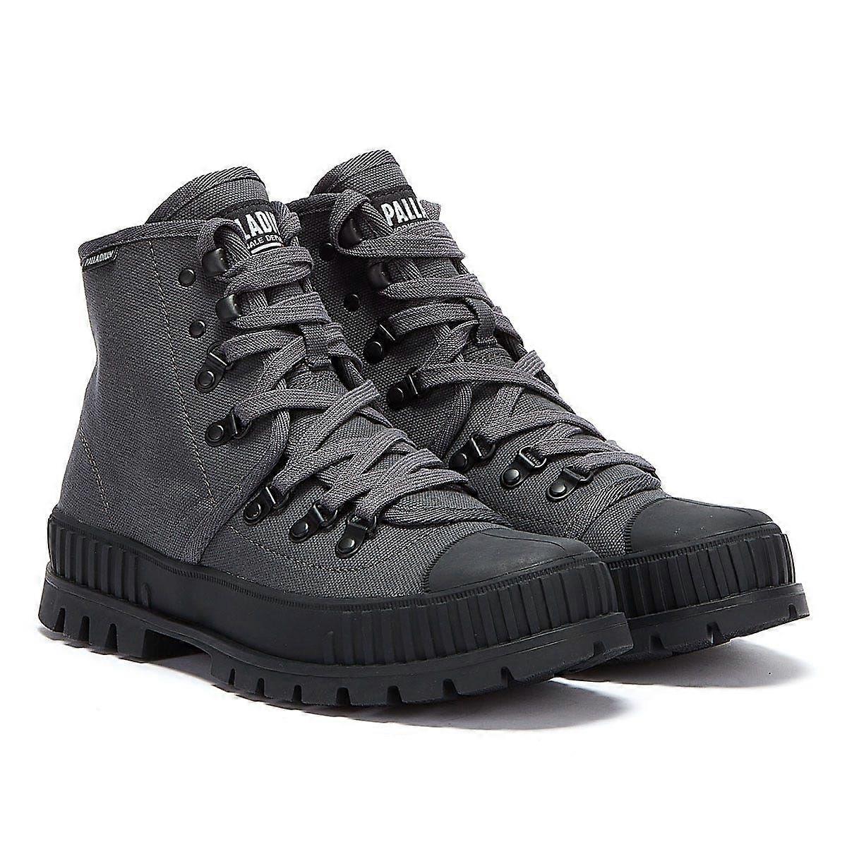 Palladium Pallashock Hiker Hi Womens Grey Boots