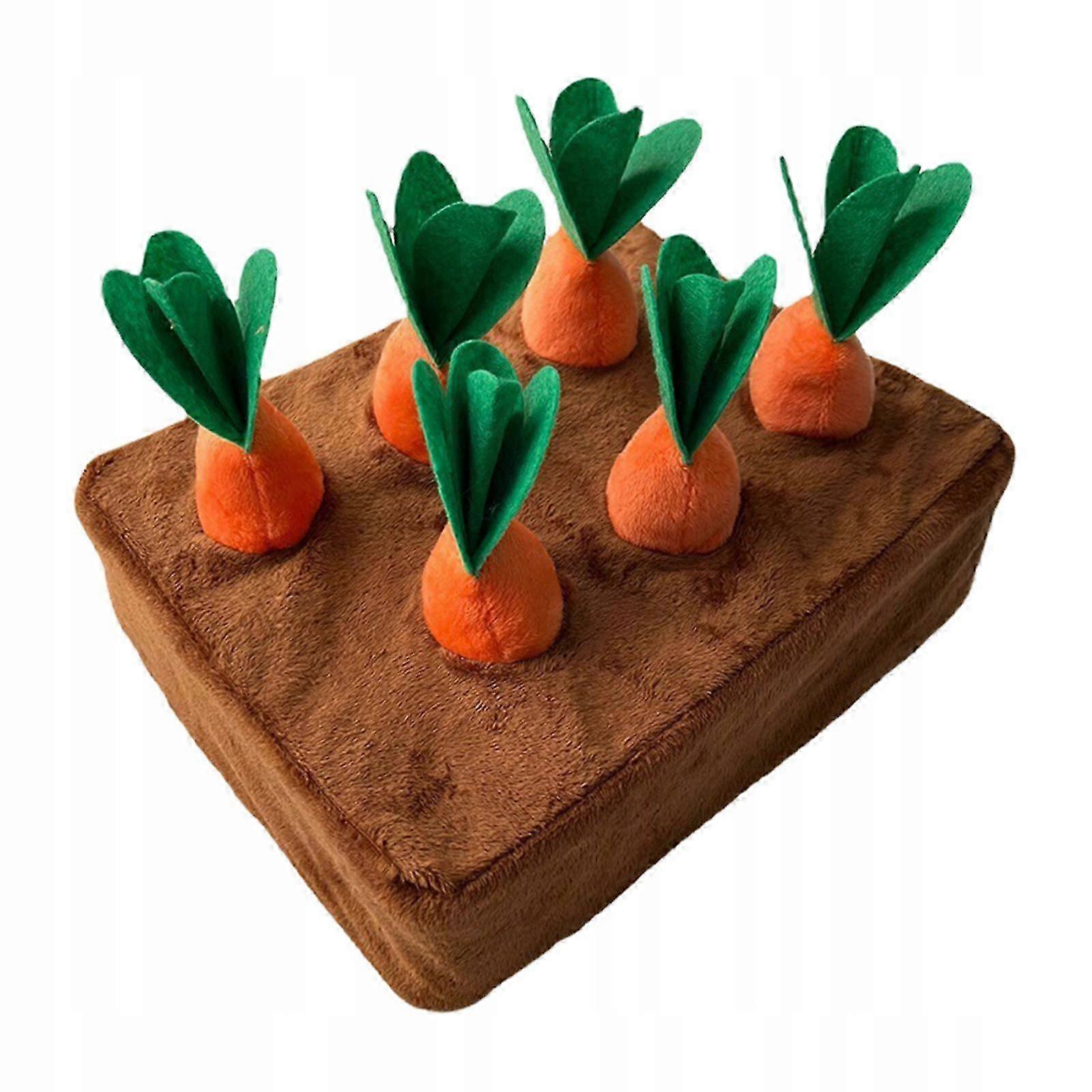 Dog Plush Carrot Toy Mats Sniffling Mat Foraging Training Slow Feeder