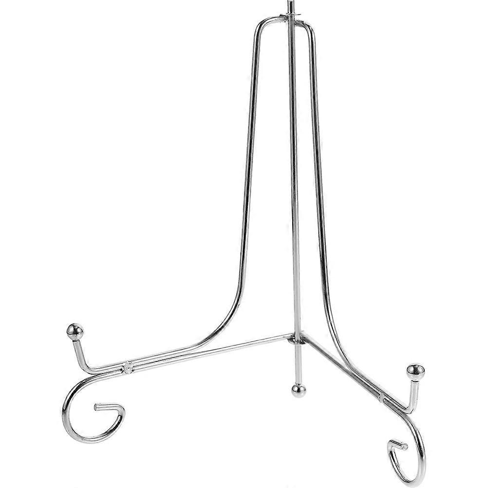 Iron Art Plate Halter Desktop Dish Bracket Display Rack Plate Display Stand