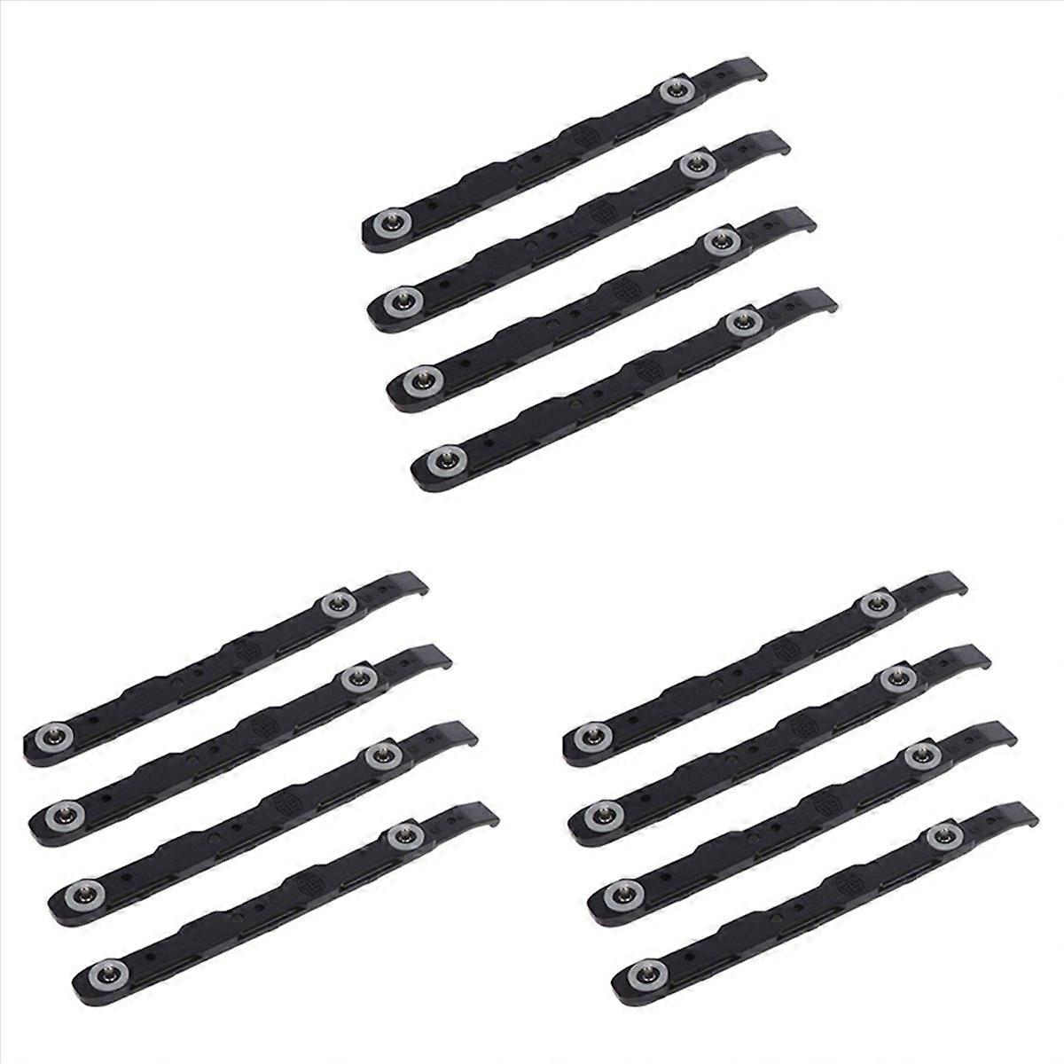  12 Pack Chassis Hard Drive Mounting Rails Chassis Hard Drive Rails for 3.5Inch HDD Bracket,Black