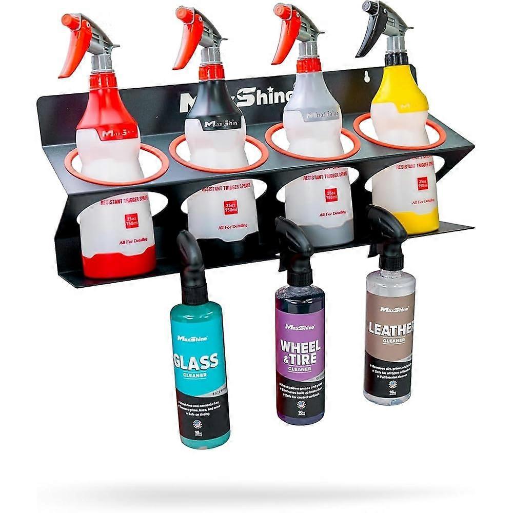 Universal 2 Pa Spray Bottle Holder (16Oz/34Oz) - Holds 7 Ik Trigger Sprayers With 3 Small Holes, Sturdy & Lightweight