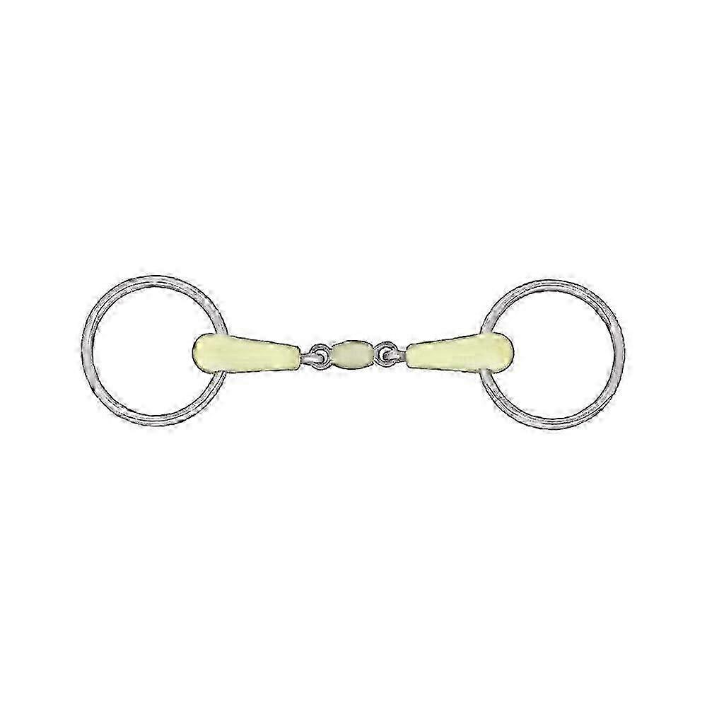 2025 Apple Flavor Peanut Link Loose Ring Snaffle Bit - 5