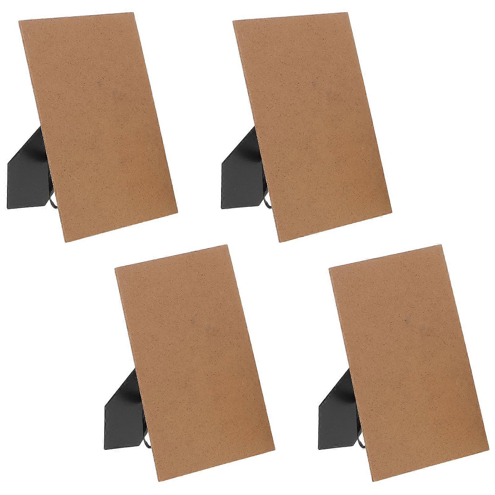 Black Picture Frame Easel Back for Sturdy Support 4Pcs Photo Frame Easel Plug