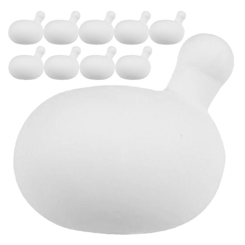 Squeeze Doll Insert Bubble for Decoration 10Pcs Elastic Rubber Bubble Inserts