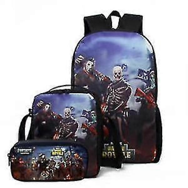 Lapset Marshmello Dj 3-osainen koululaukku reppu kuvio 6