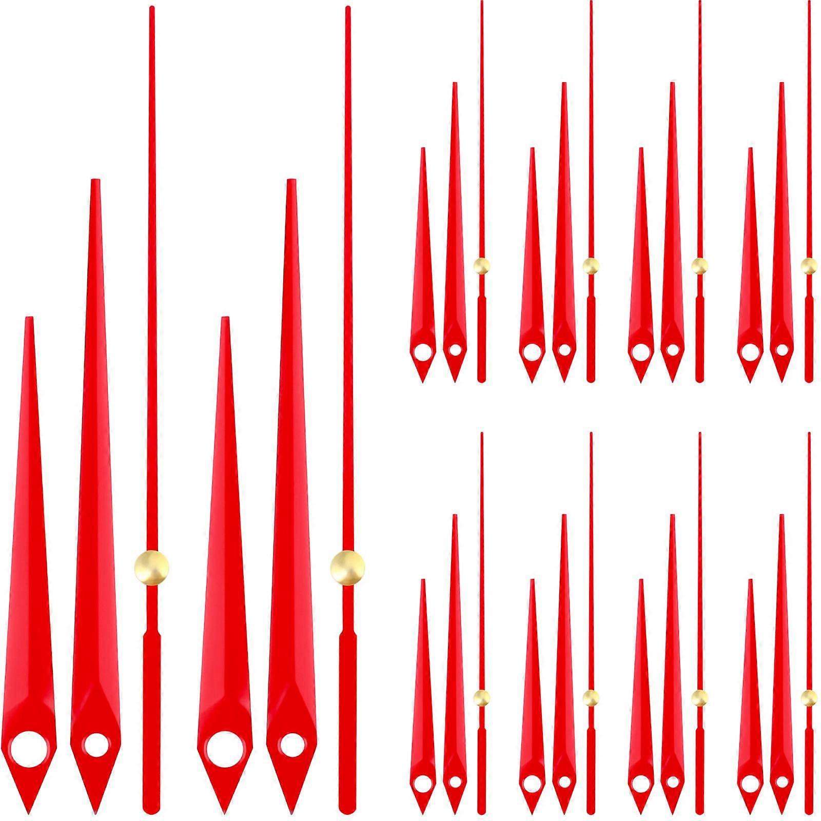 10 Sets DIY Wall Clock Pointers Mute Clock Hands Premium Replacement Parts