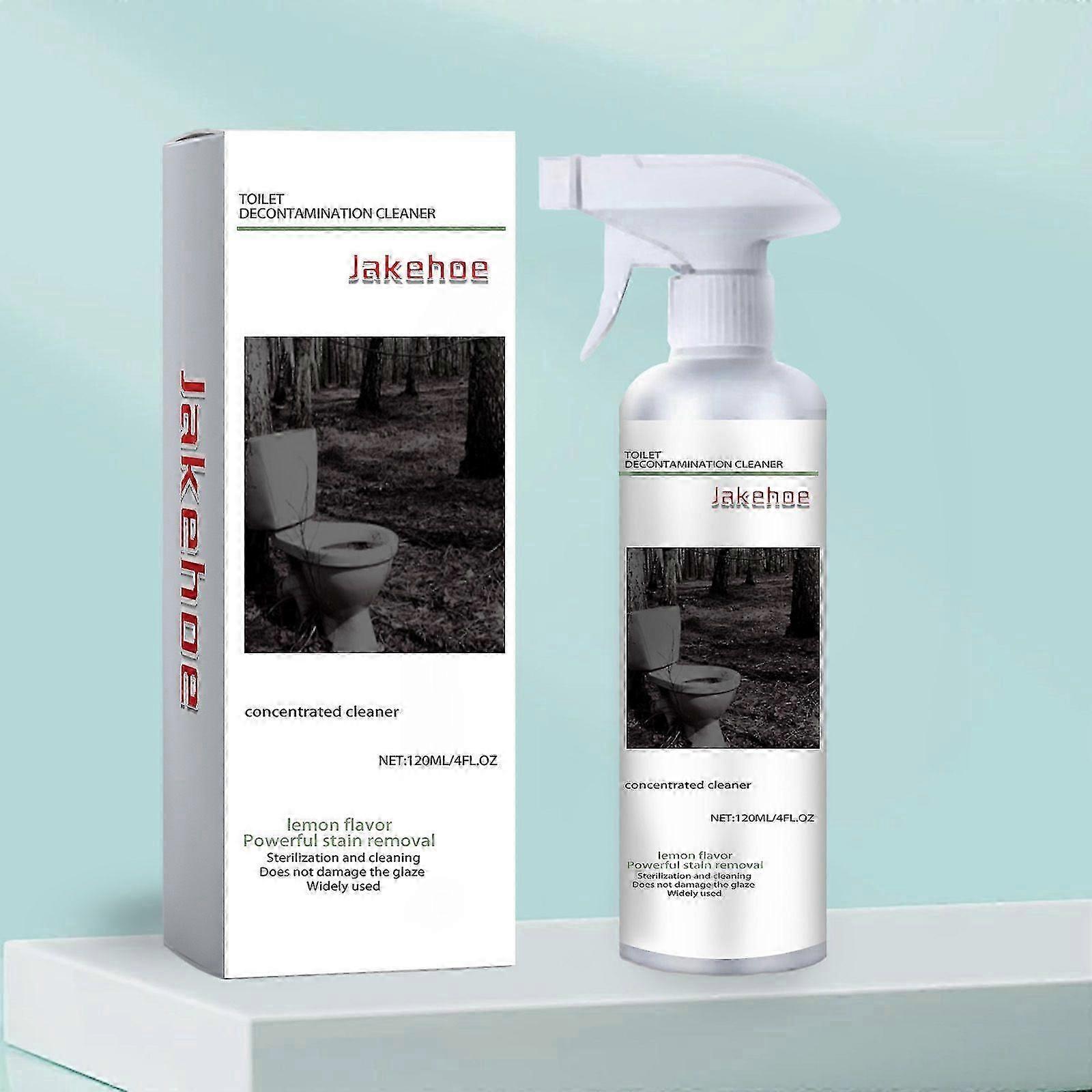 Eco-Friendly Toilet Cleaner - Powerful Stain & Odor Removal in 120ml, Gentle on Surfaces, Fast-Acting, Safe for Pipes & Environment