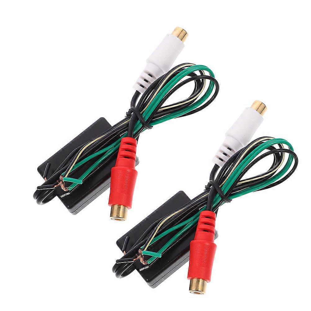 Line Output Converter for Subwoofer Car Audio Wire Kit 8Pcs Adapter Cable