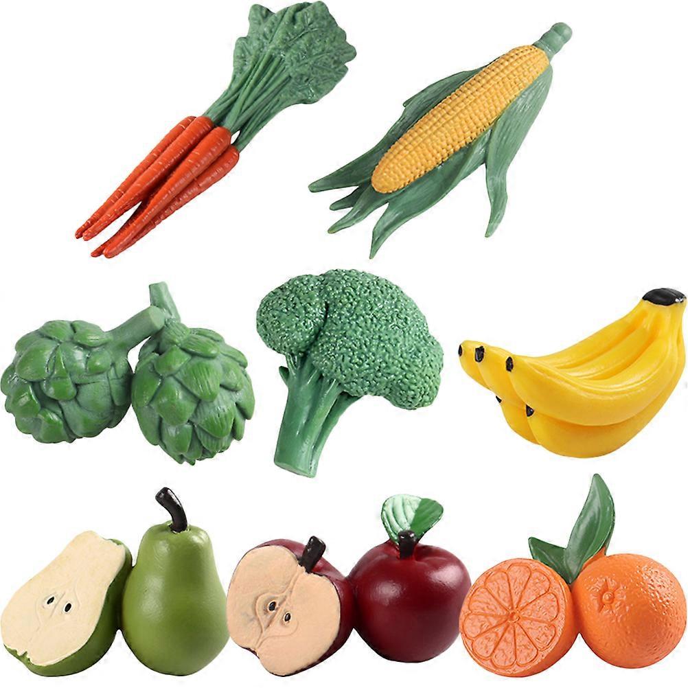 Artificial Vegetable 32Pcs Fruit Figurine for Decoration