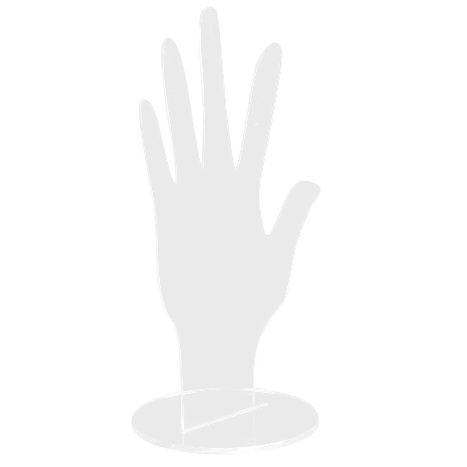 Transparent Ring Holder Jewelry Display Holder for Storage 2Pcs Organizer