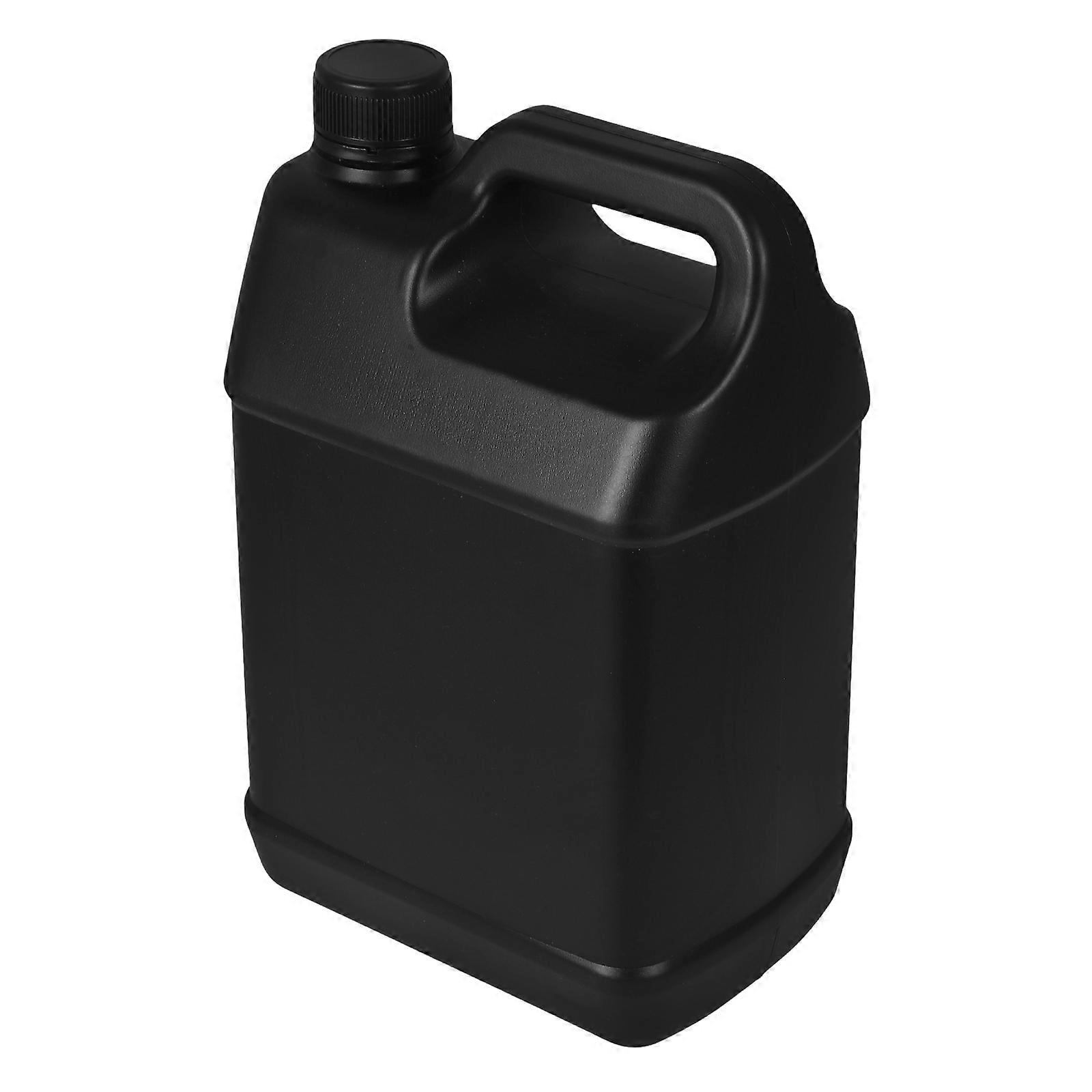 Plastic Bucket Empty Bottle with Cap for Storage 1 Piece Black Hdpe Container