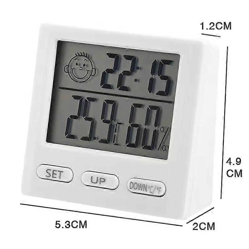 Digital Temperature Humidity Meter Multi-function Clock Thermometer Hydrometer Meter 0~50��(32~122�H) 20~95%RH