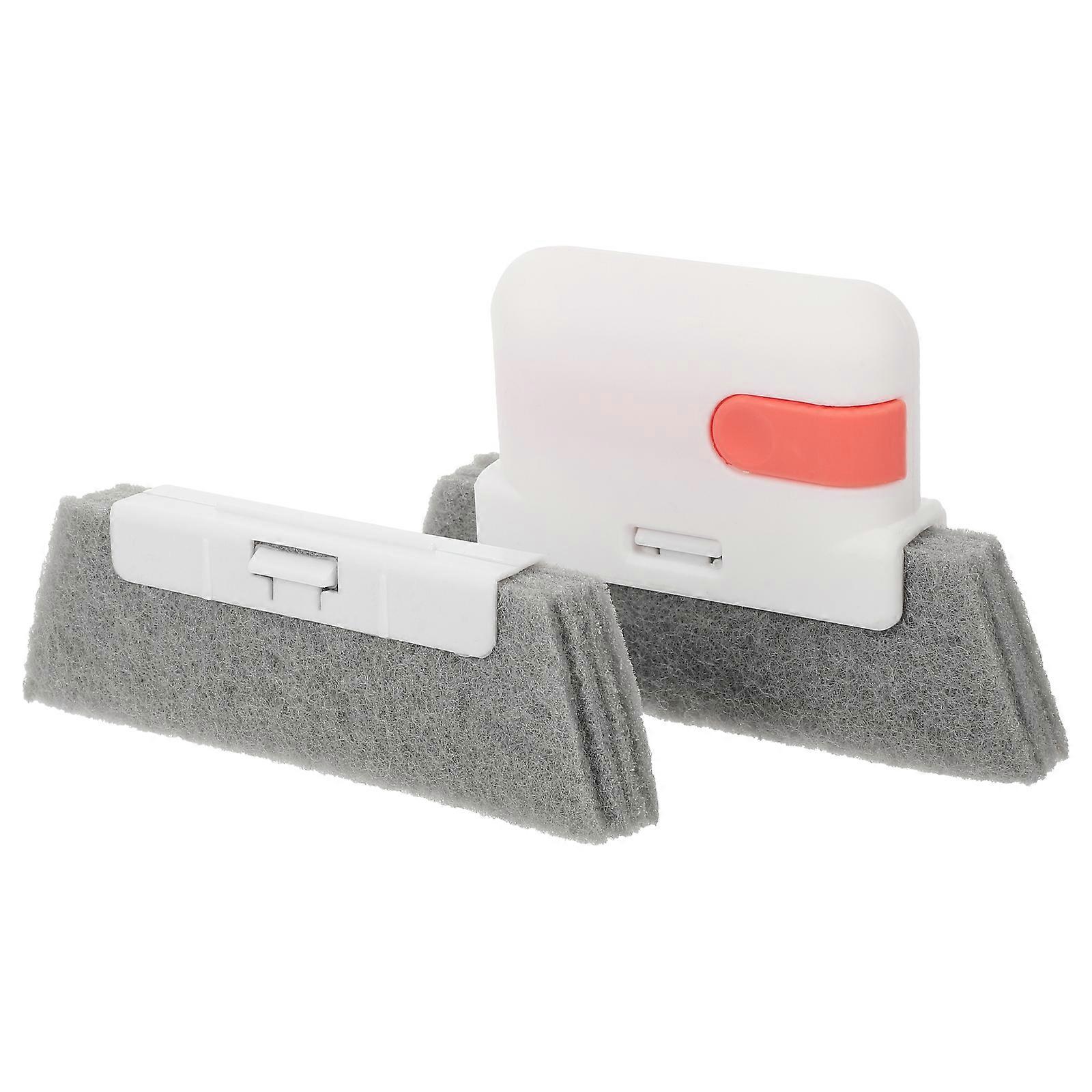 Red Window Track Cleaner for Door Groove Cleaning 2Sets