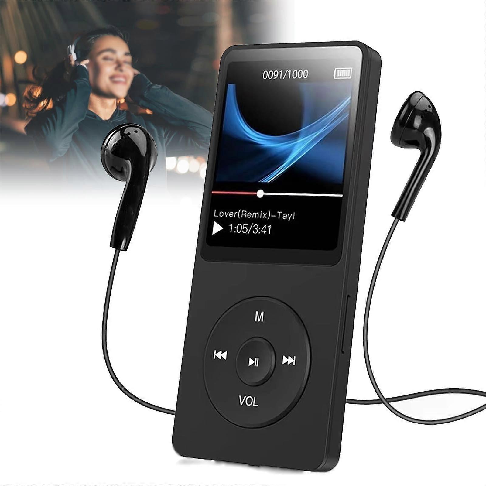 Portable MP3 Player Expandable Storage 16GB, HD Screen, FM Radio, EBook Reader