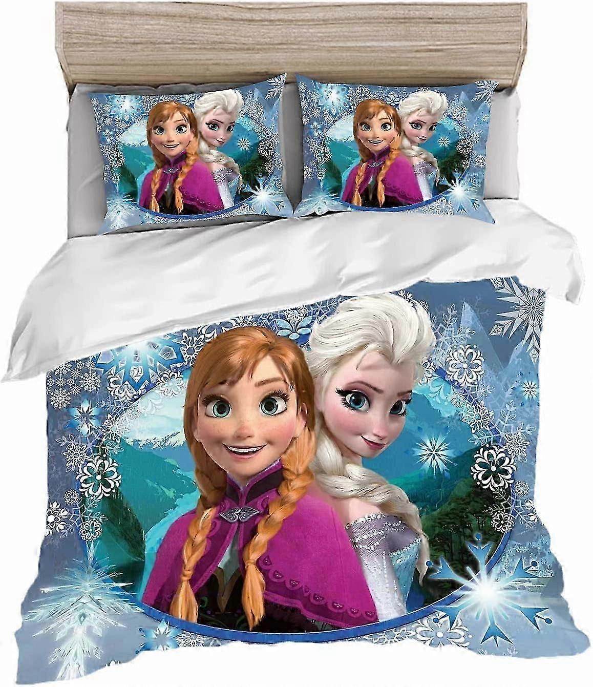 Frozen Elsa bedding set for children, x, cotton, baby girl bed, Anna and ELSA, bedding set