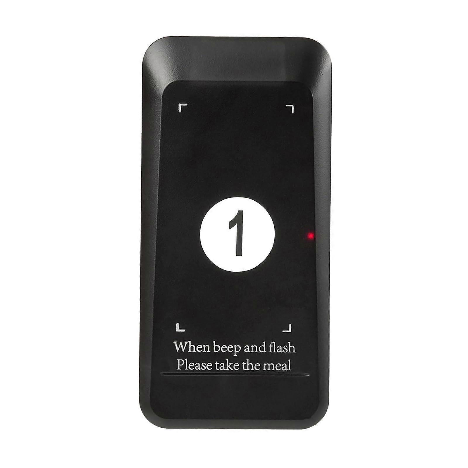 TD157S Restaurant Pager System with Dual Alert Modes, Long Range, Extended Battery for Cafes and Food Trucks