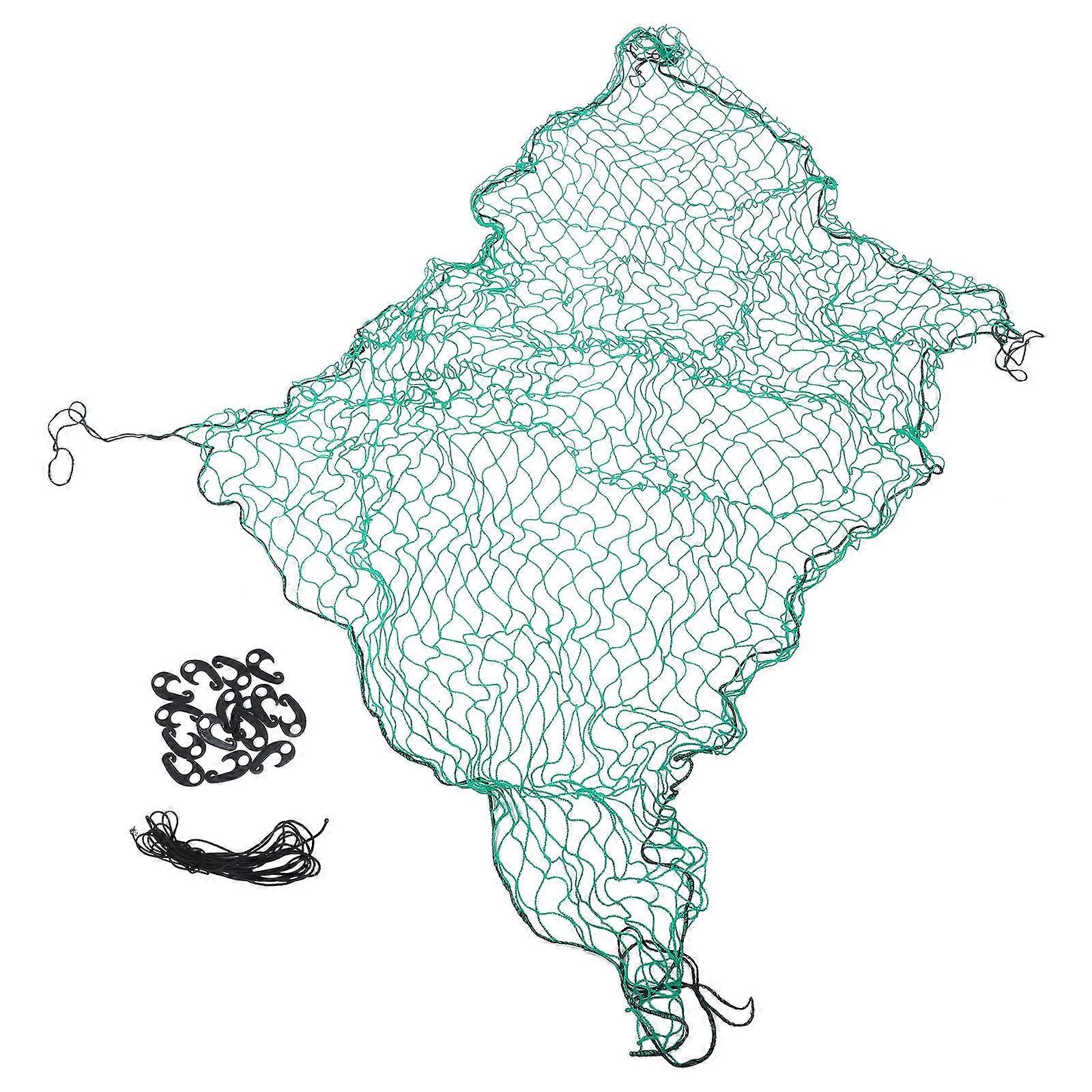 Pickup Truck Bed Cargo Net Heavy Duty Function Green Nylon