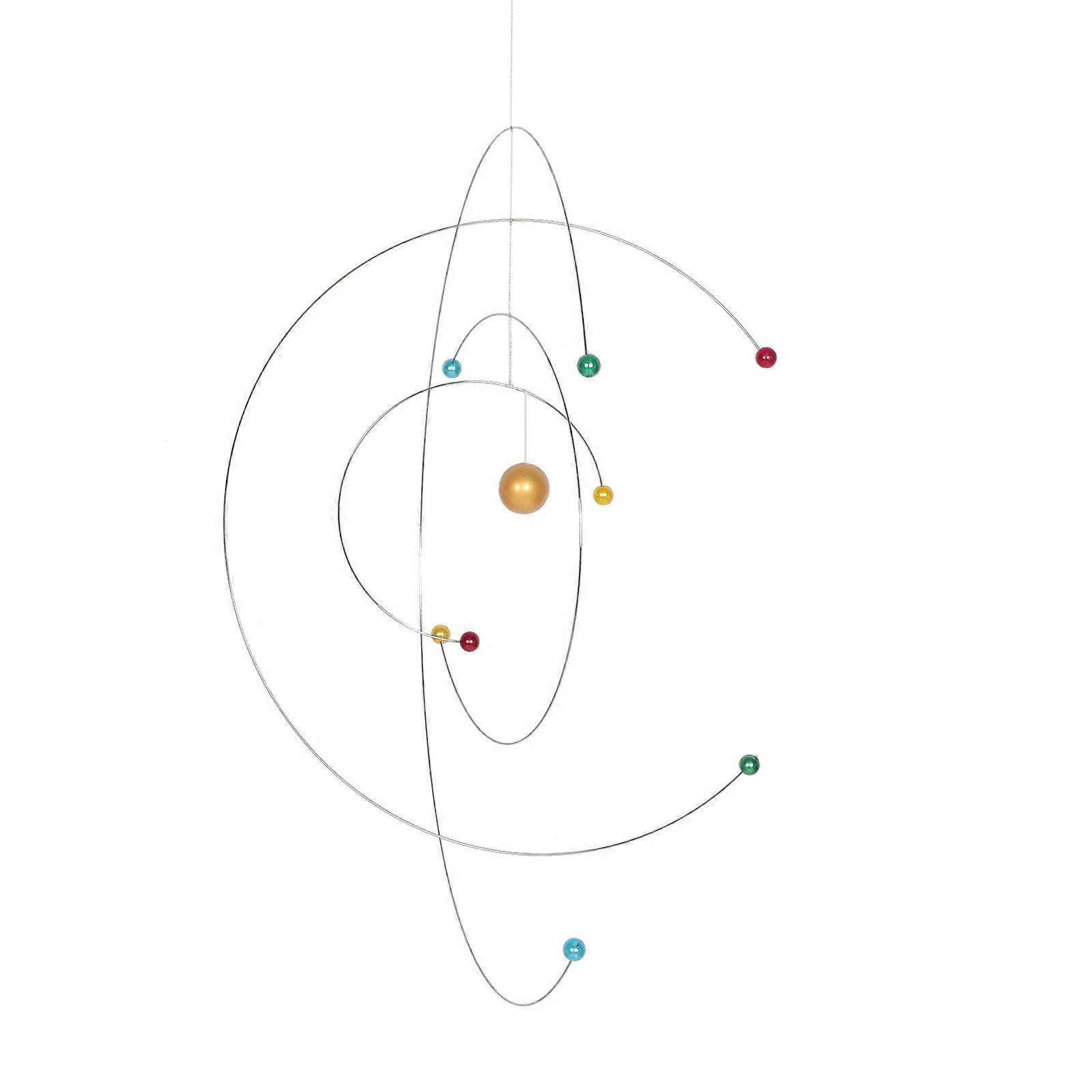 Modern Wind Chime for Science Room Decor Atom Hanging Mobile Assorted